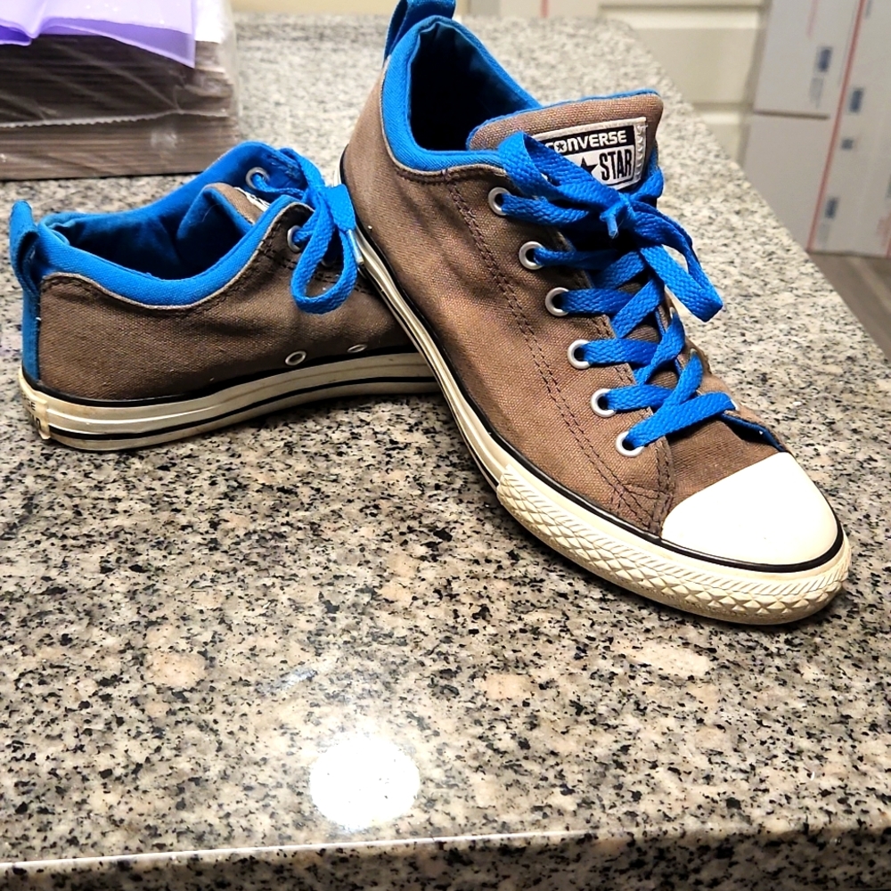Converse Grey and Blue